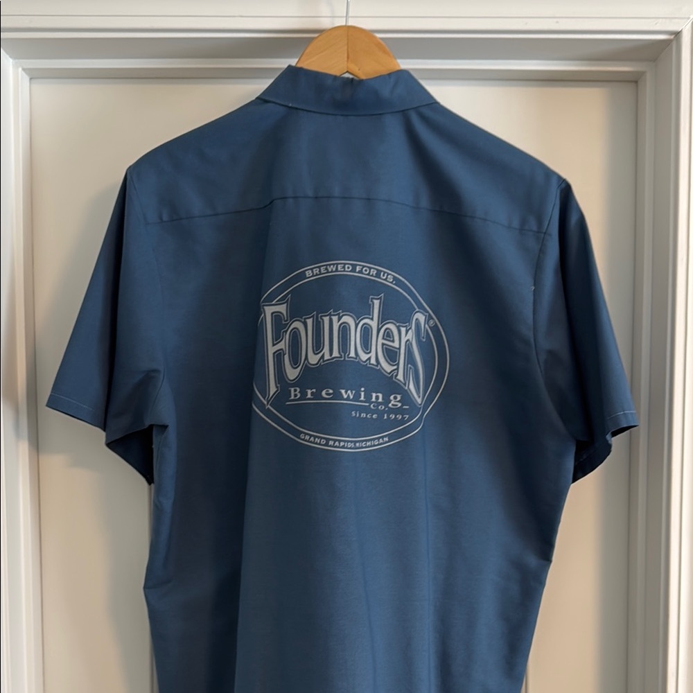 Founders Brewing Red Kap Work Shirt - sz Large